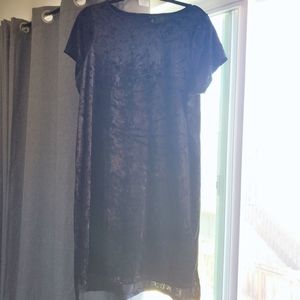 Torrid Crushed Velvet Shift Dress